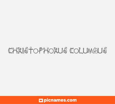 Christophorus Columbus